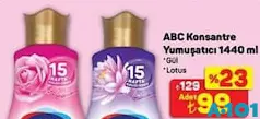 ABC KONSANTRE YUMUŞATICI 1440 ML